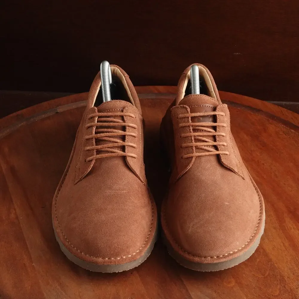 El Naturalista Derby Mens SZ EU 41 US 8.5 Brown Forest Suede Comfort Casual Shoe